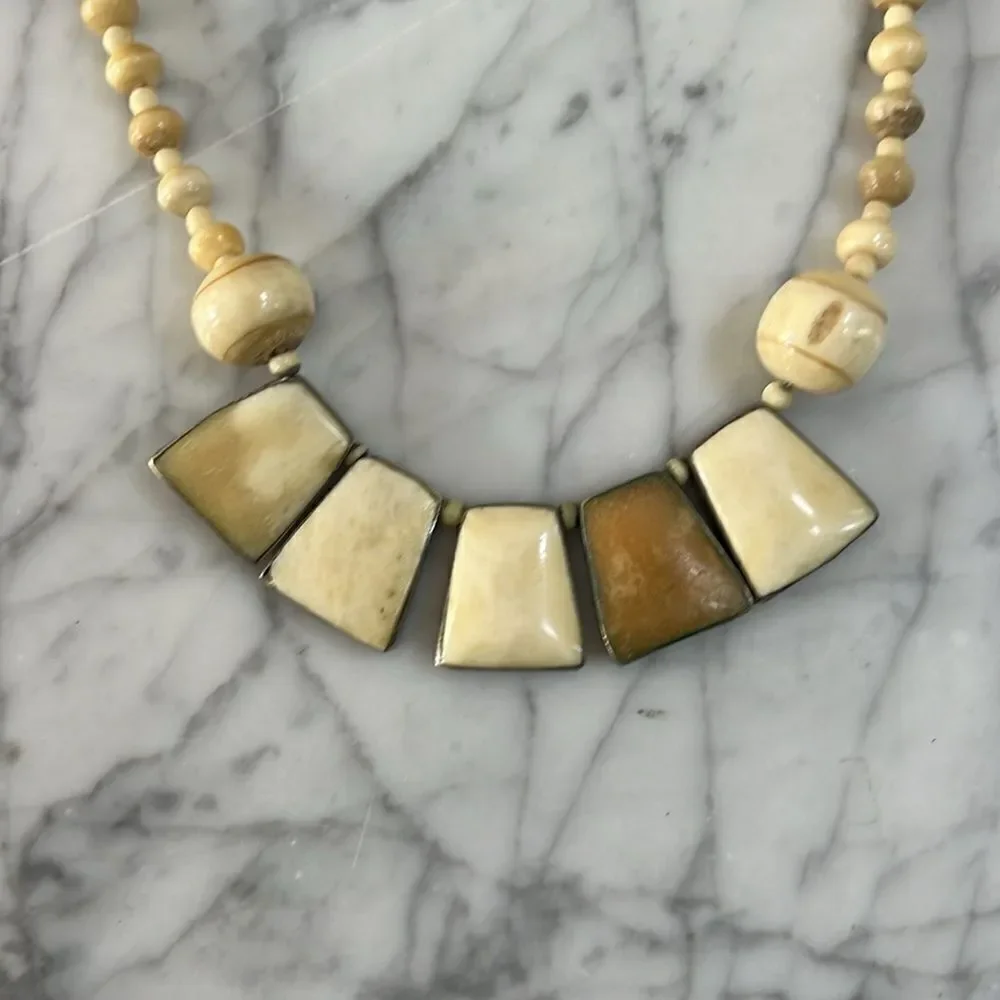 Vintage Chunky Stone Necklace
